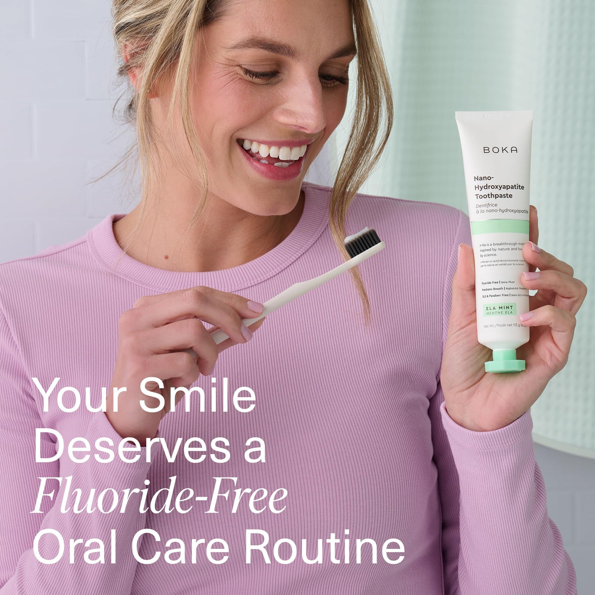 Boka Toothpaste – close-up detail