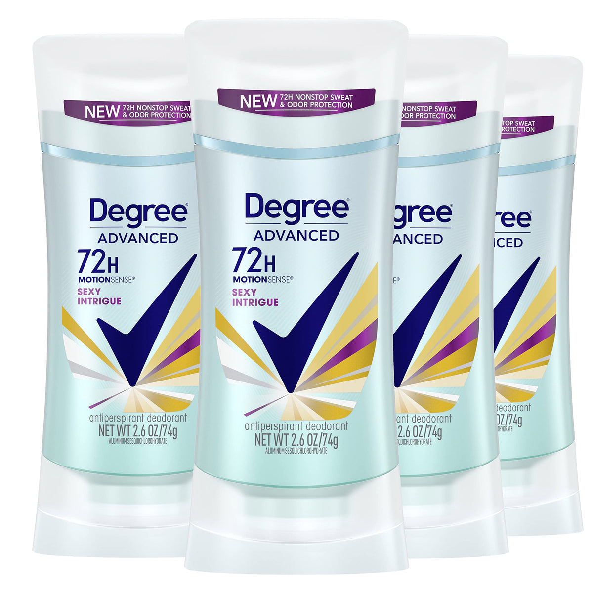 Degree Antiperspirant Deodorant Sexy Intrigue 2 6 oz 4 Count – product photo (Antiperspirant Deodorant)
