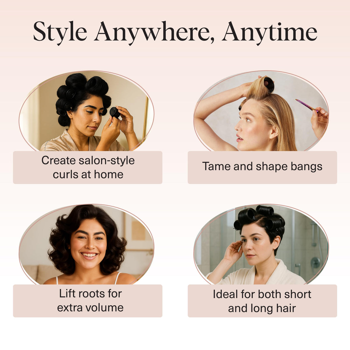 Kitsch Ceramic Hair Rollers for Women – alternate angle