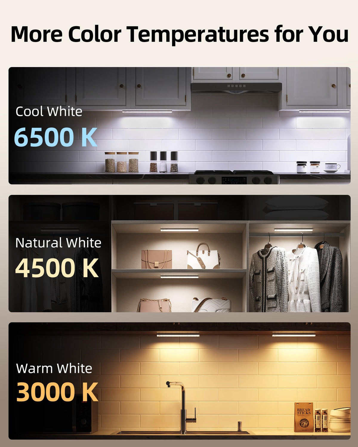 EZVALO Under Cabinet Lighting with Charging Station Motion - EZVALO Official Imagery - 7