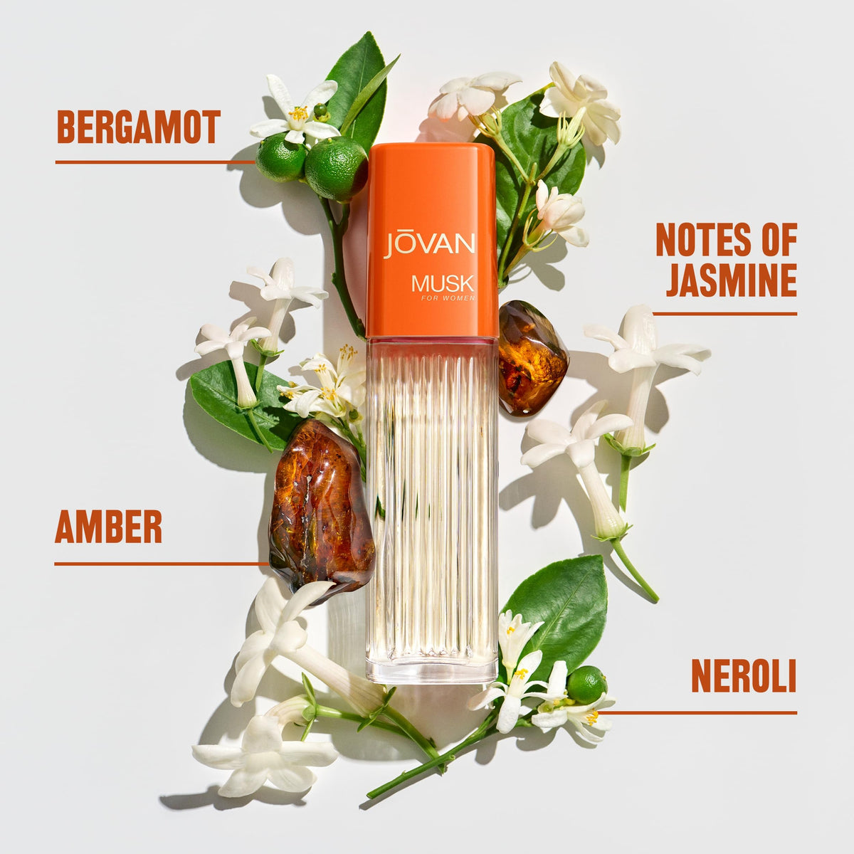 Jovan Musk for Women Eau de Cologne Spray 2 fl oz Sexy – close-up detail