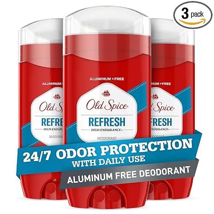 Old Spice Deodorant for Men Aluminum Free Refresh Scent 3 0