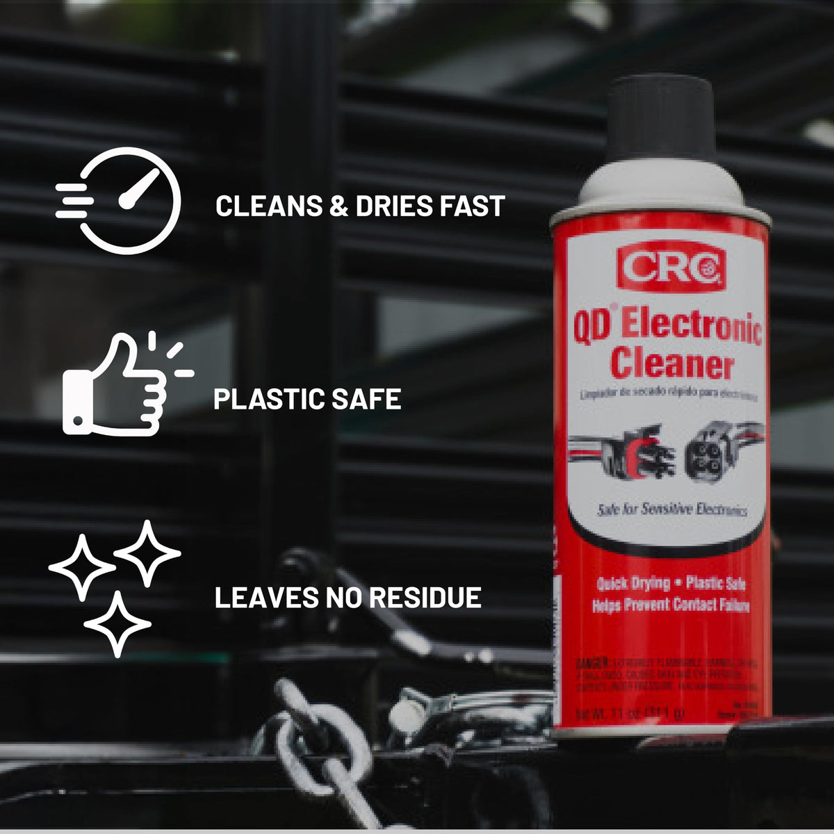 CRC QD Electronic Cleaner – close-up detail