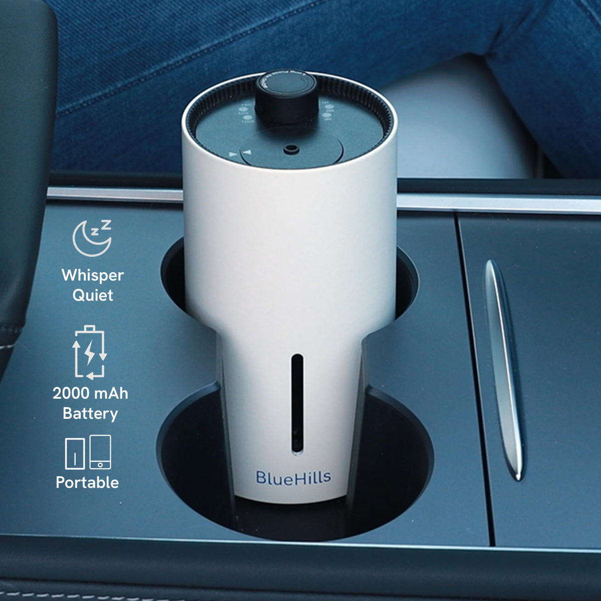 BlueHills Waterless Travel Mini Essential Oil Diffuser - BlueHills Official Imagery - 8