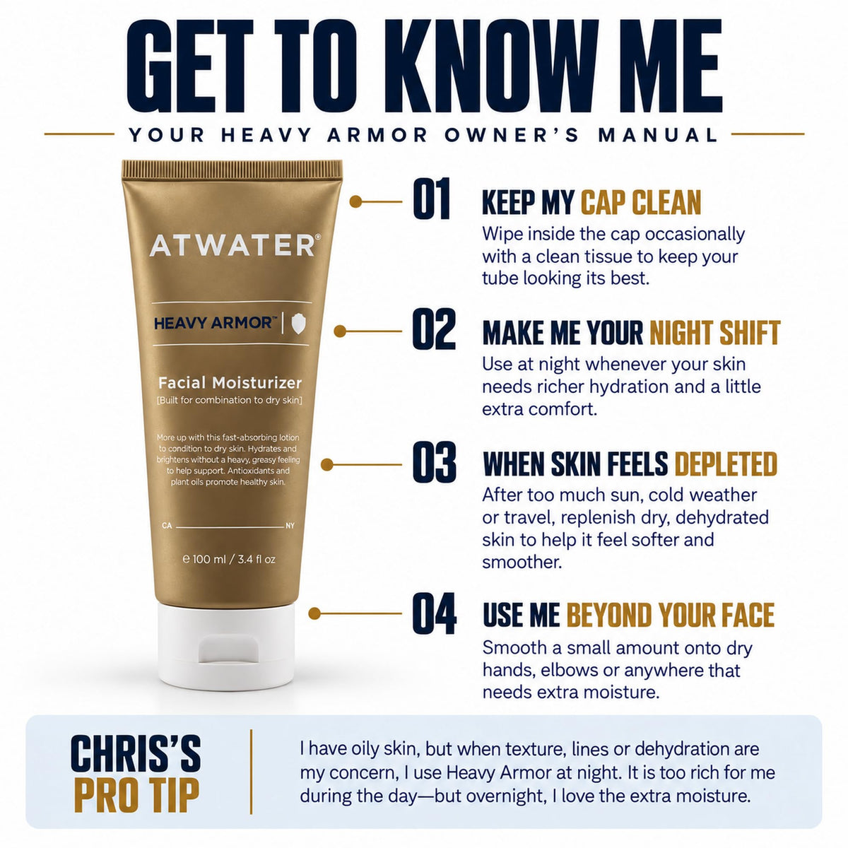 ATWATER Men s Intensive Face Moisturizer for Dry Skin 3 4 oz - ATWATER Official Imagery - 7