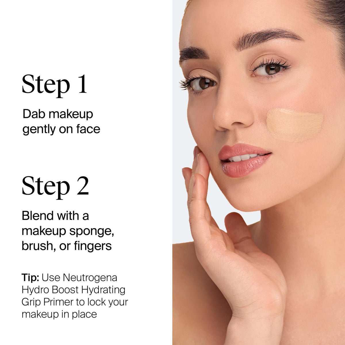 Neutrogena Hydro Boost Hydrating Tint Nude 40 1 0 fl oz – back view and specifications
