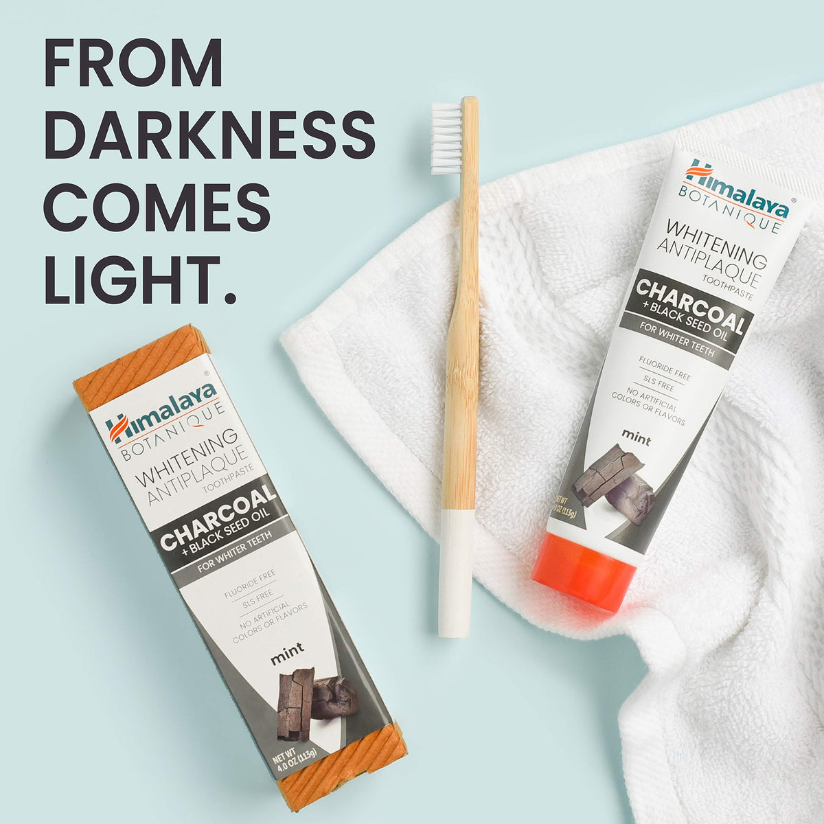 Himalaya Botanique Whitening Antiplaque Charcoal Toothpaste – full view
