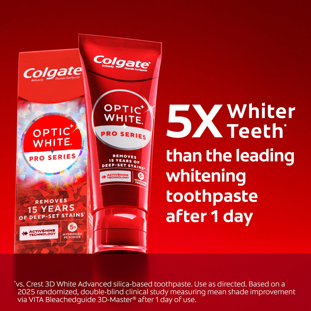 Colgate Optic White Pro Series High Impact White Toothpaste – close-up detail