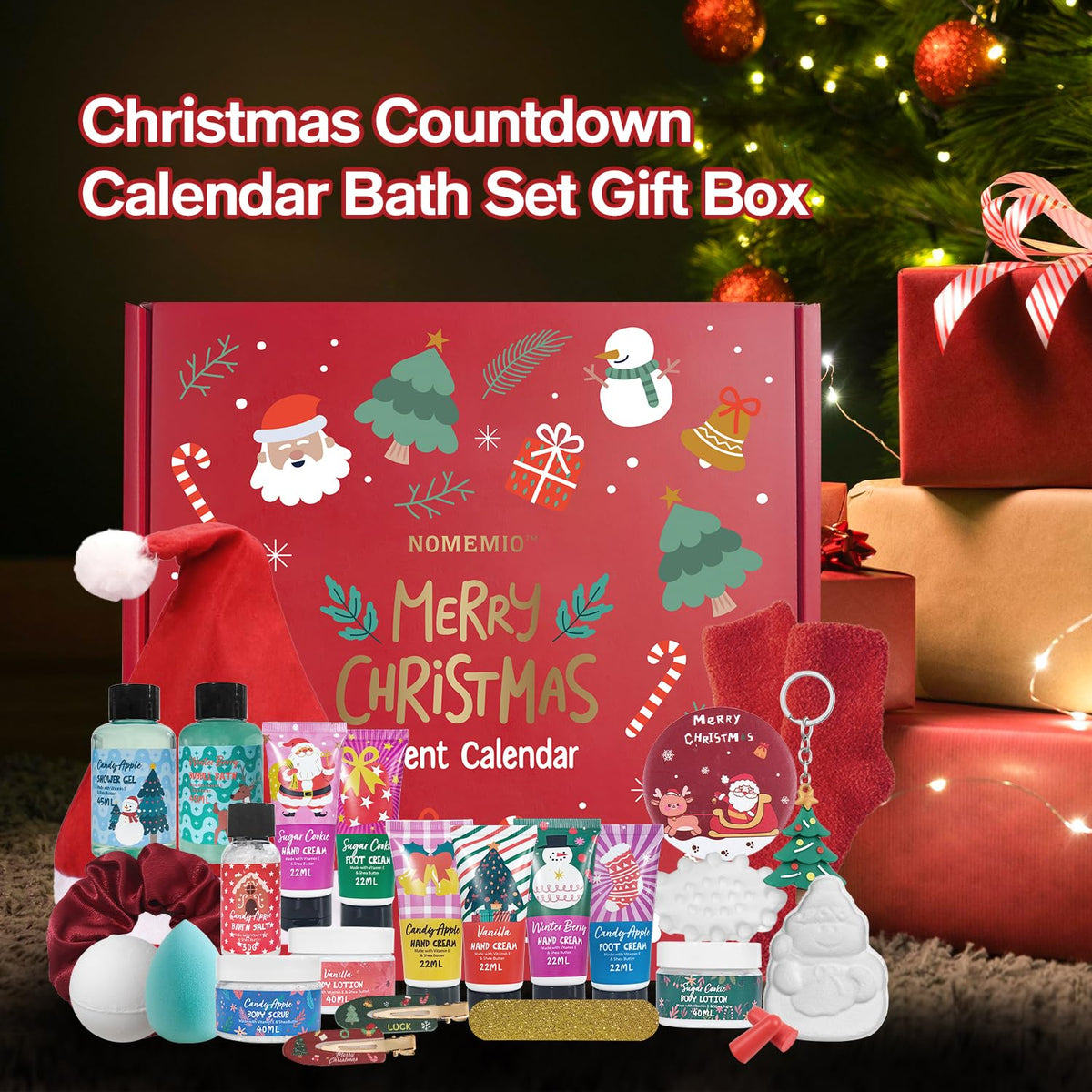 Advent Calendar 2026 Christmas Gift Sets Beauty 24 Days for - Nomemio Official Imagery - 4