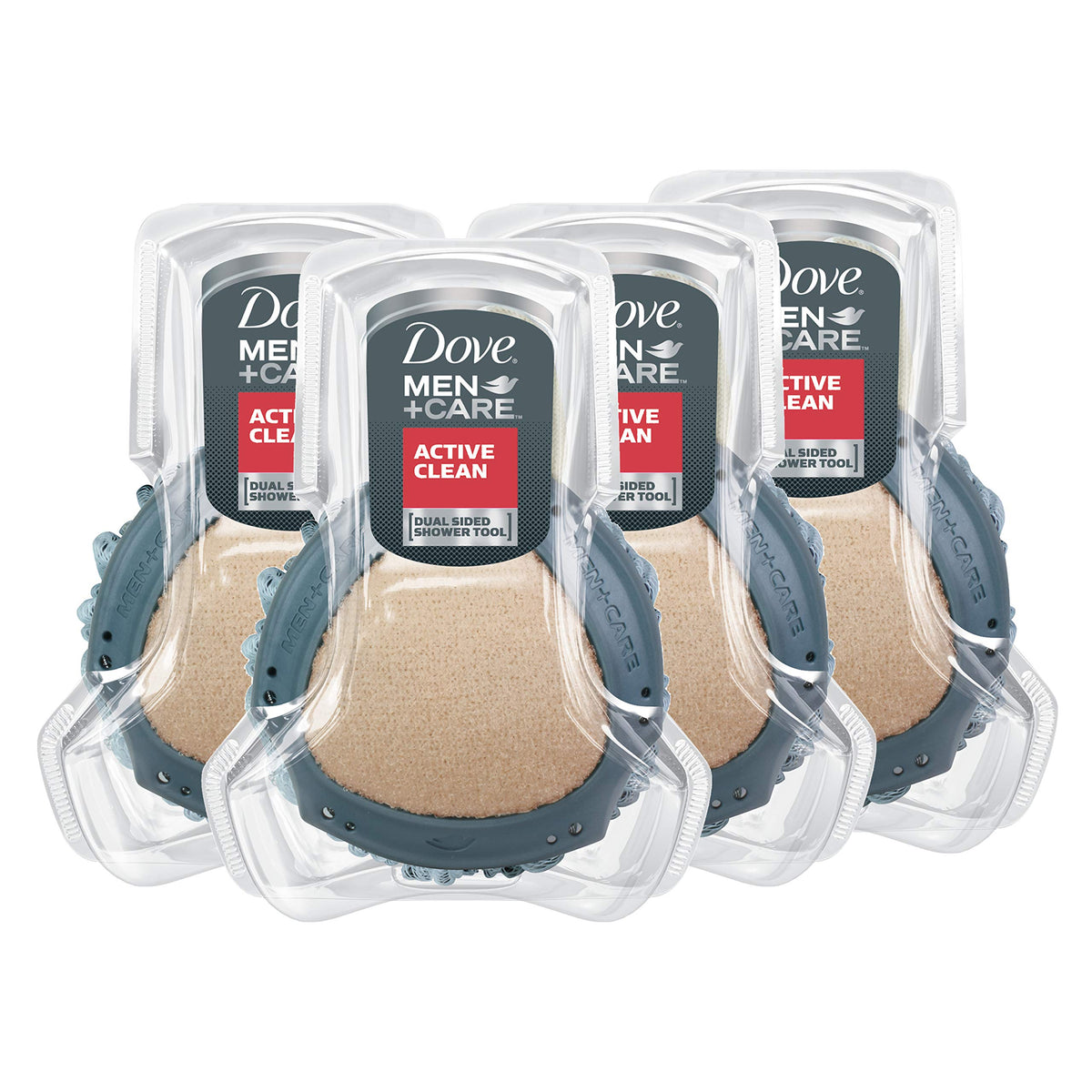 DOVE MEN + CARE DOVE MEN CARE Shower Scrub Tool to Exfoliate Skin Active