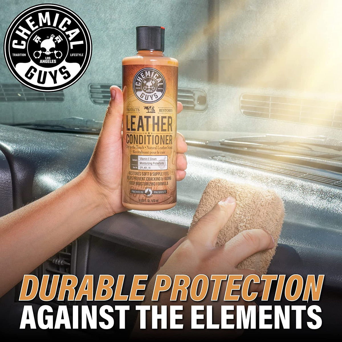 Chemical Guys Leather Cleaner and Conditioner Kit with Brush - Chemical Guys Official Imagery - 8