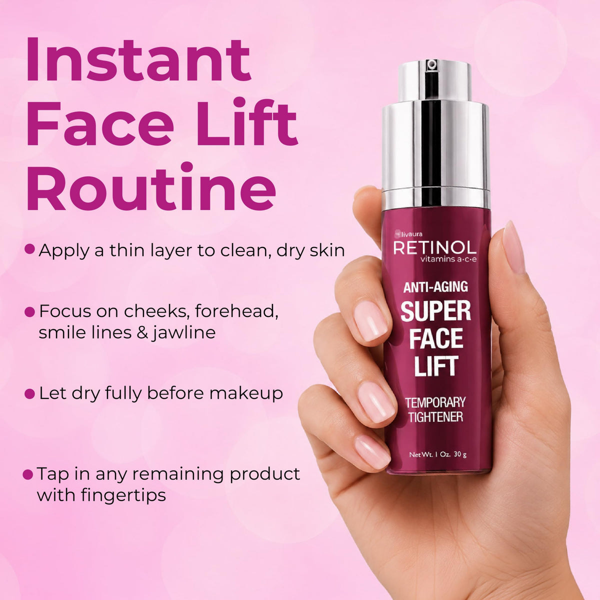 LIVAURA Retinol Face Serum - Retinol Official Imagery - 7