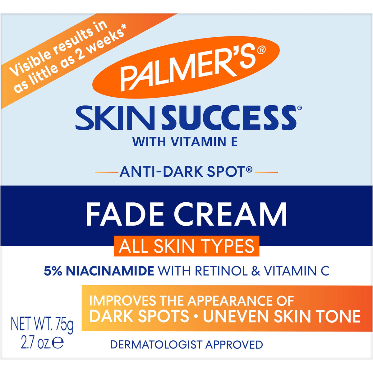 Palmer's Palmer s Anti Dark Spot Face Cream with Vitamin E – packaging and label