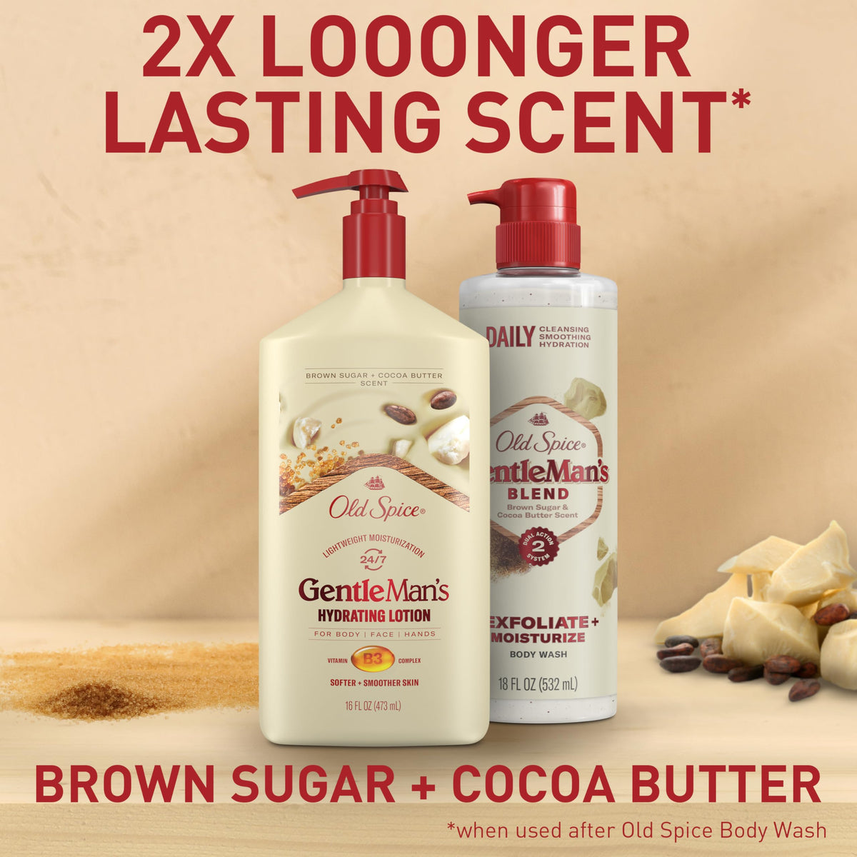 Old Spice – Lotions on display