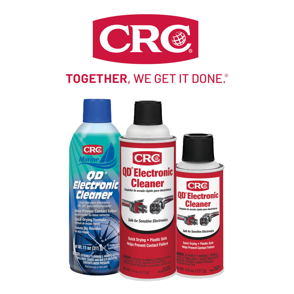 CRC QD Electronic Cleaner – alternate angle