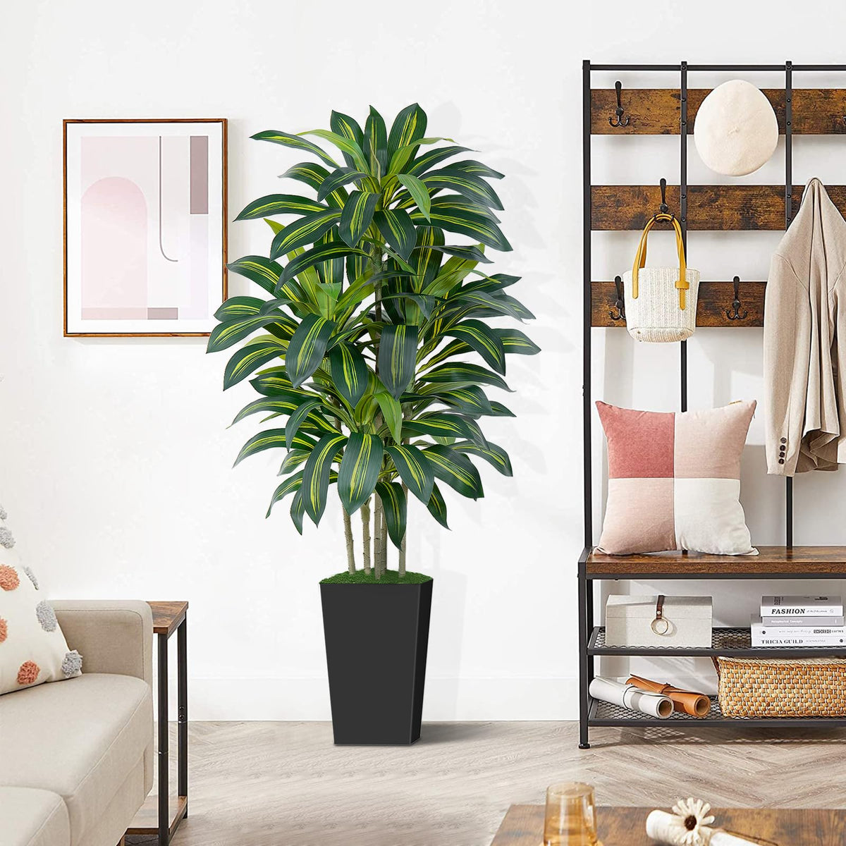 5FT Artificial Dracaena Tree - Keeplush Official Imagery - 8