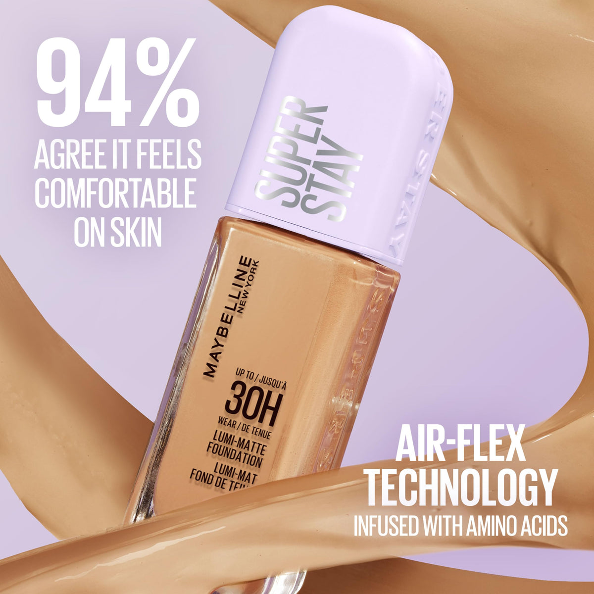 Maybelline Super Stay Lumi Matte Foundation Lightweight and – alternate angle