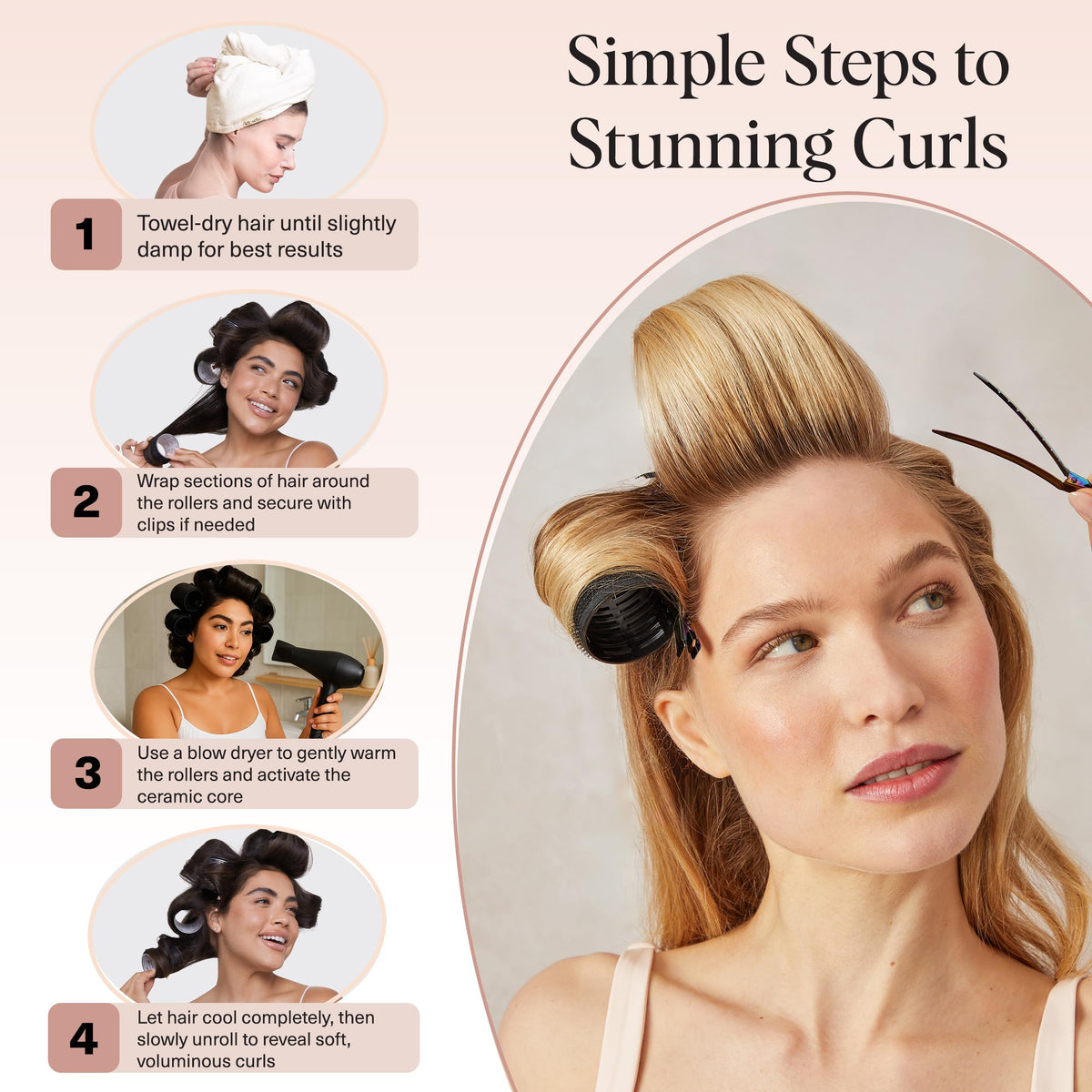 Kitsch – Hair Rollers on display