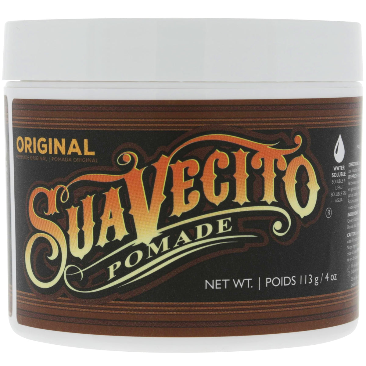Suavecito Pomade Original Hold For Men 4 oz 1 Pack