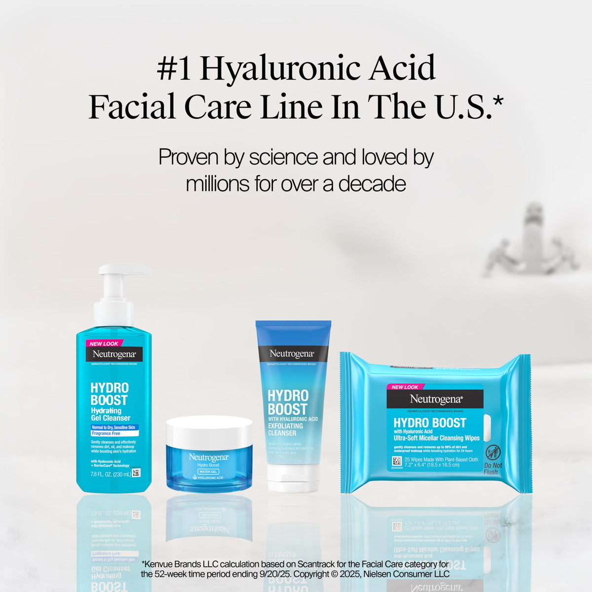 Neutrogena – Facial Sunscreens on display