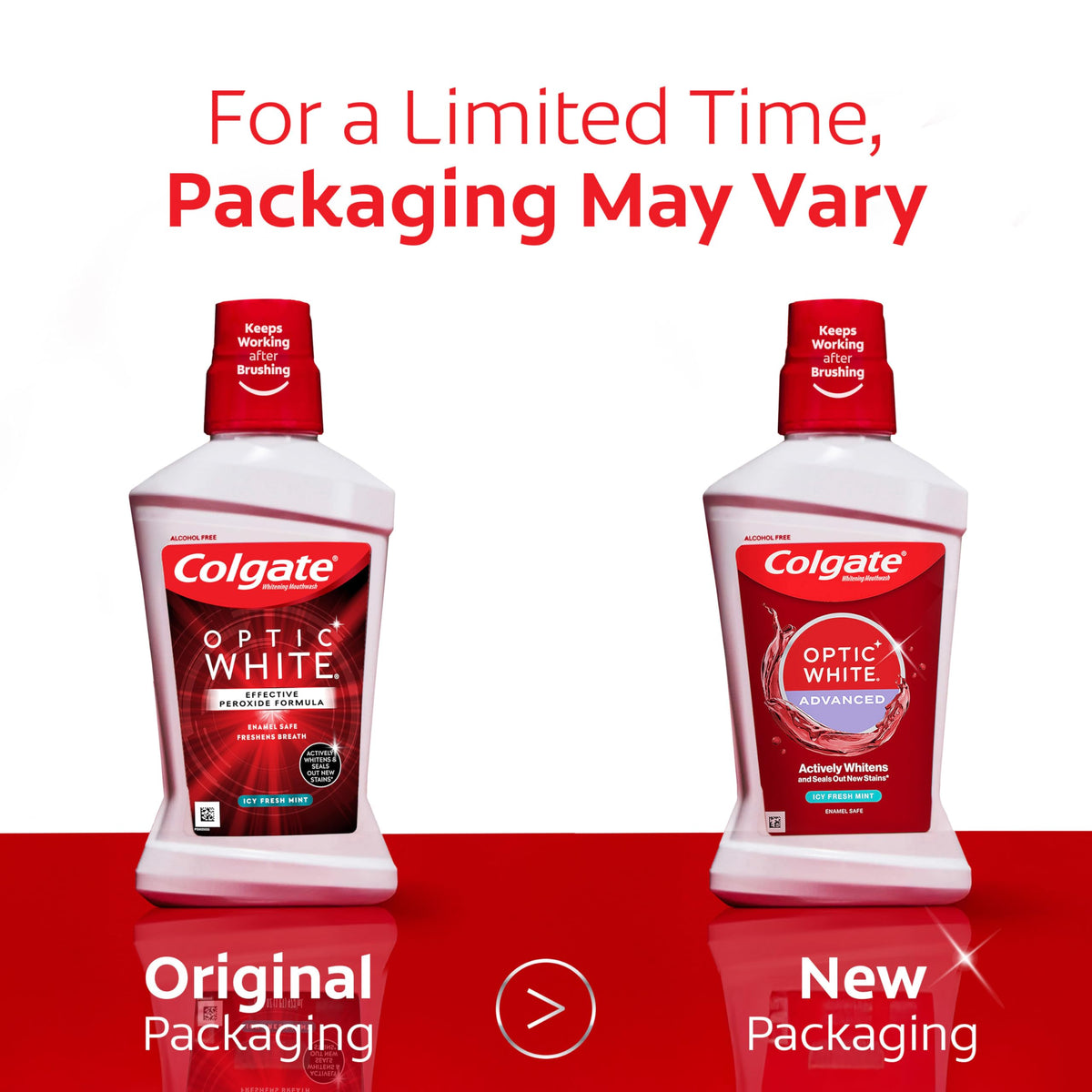 Colgate – Mouthwash on display