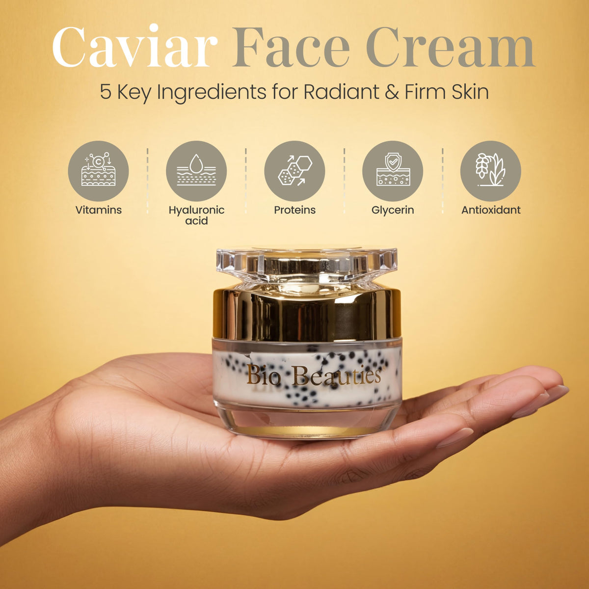 Neck Firming Cream Anti Wrinkle Face Neck Moisturizer with - Bio Beauties Official Imagery - 4