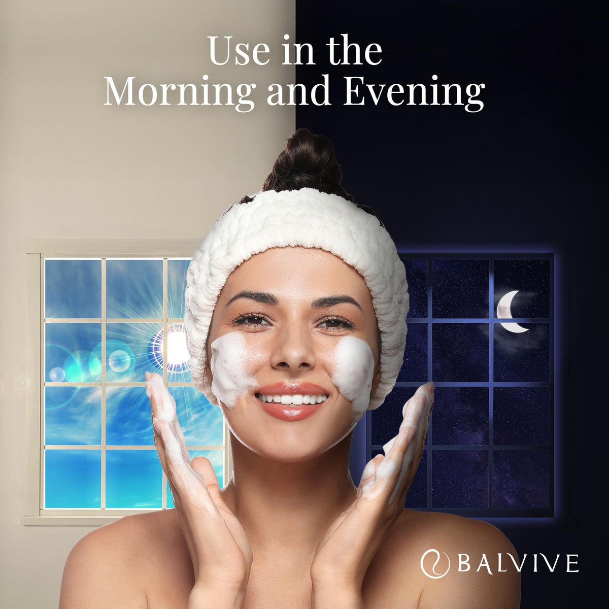 Foaming Facial Cleanser with Salicylic Acid Glycolic Acid - BALVIVE Official Imagery - 8