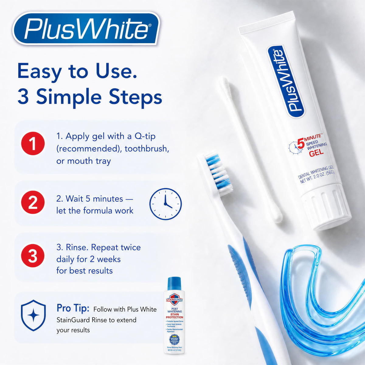 Plus White – Gels on display