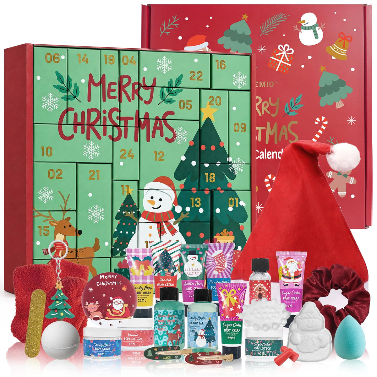 Advent Calendar 2026 Christmas Gift Sets Beauty 24 Days for - Nomemio Official Imagery - 2