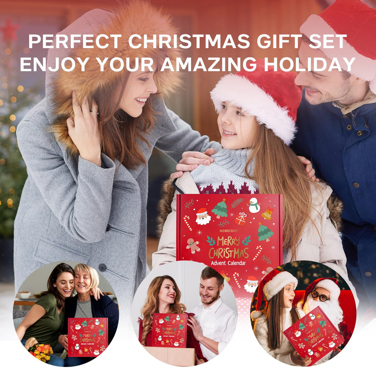 Advent Calendar 2026 Christmas Gift Sets Beauty 24 Days for - Nomemio Official Imagery - 7