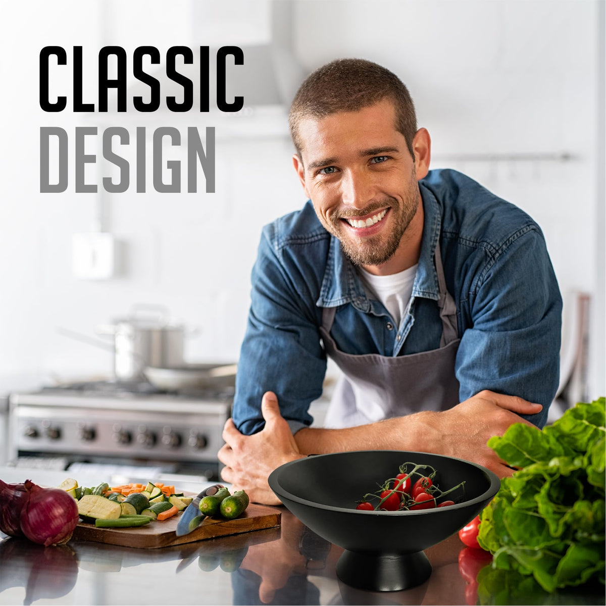 Fairwood Way Handturned Artisan Black Pedestal Bowl - Fairwood Way Official Imagery - 6