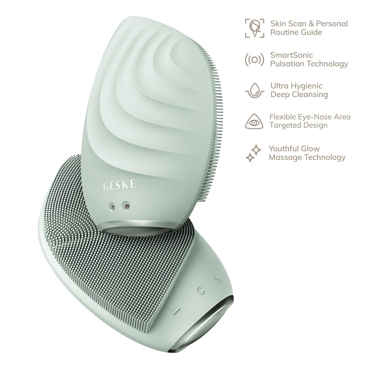 GESKE SmartAppGuided Sonic Facial Brush 5 in 1 - GESKE Official Imagery - 5