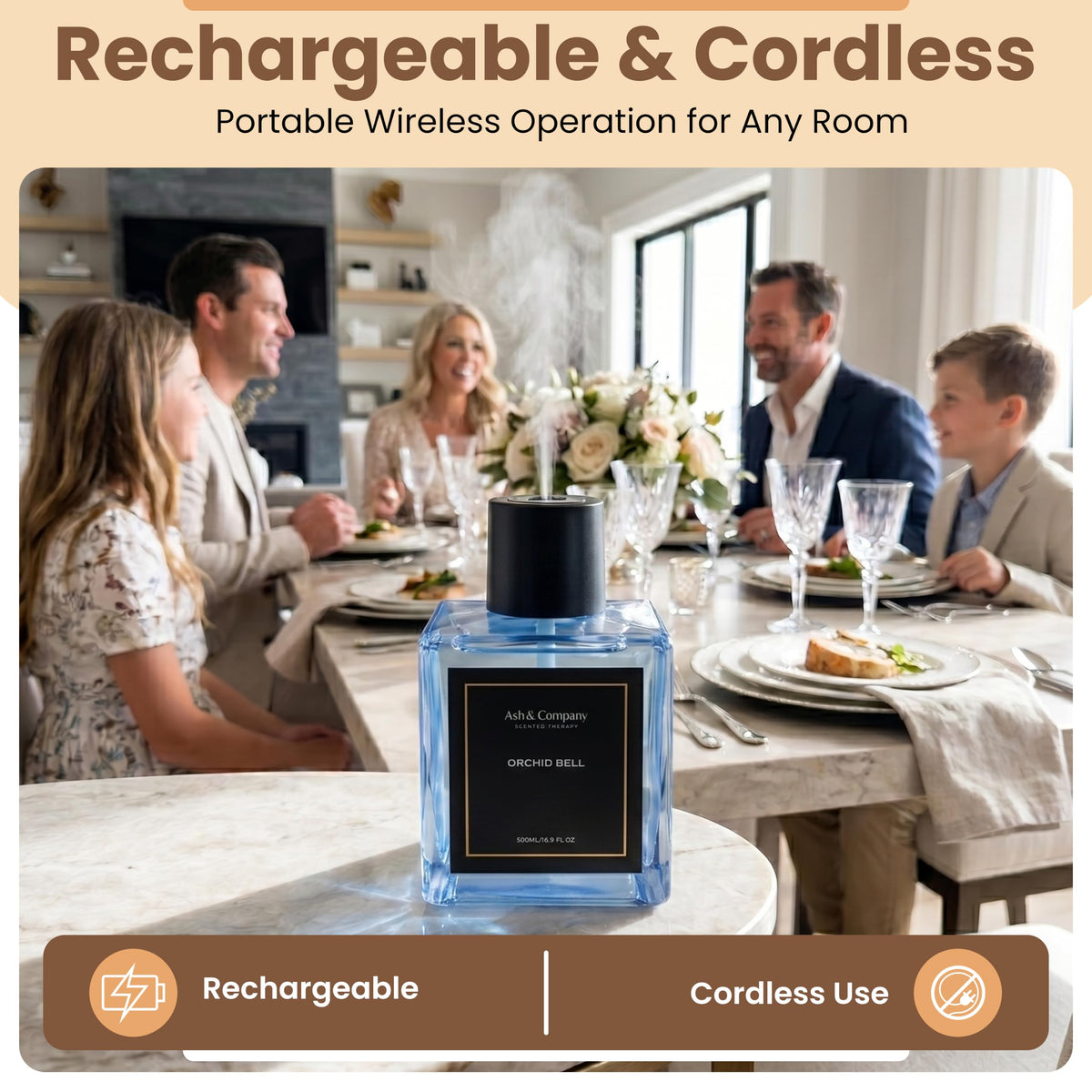 Ash Company Orchid Bell All in One Refillable 500ml - Ash & Company Official Imagery - 4