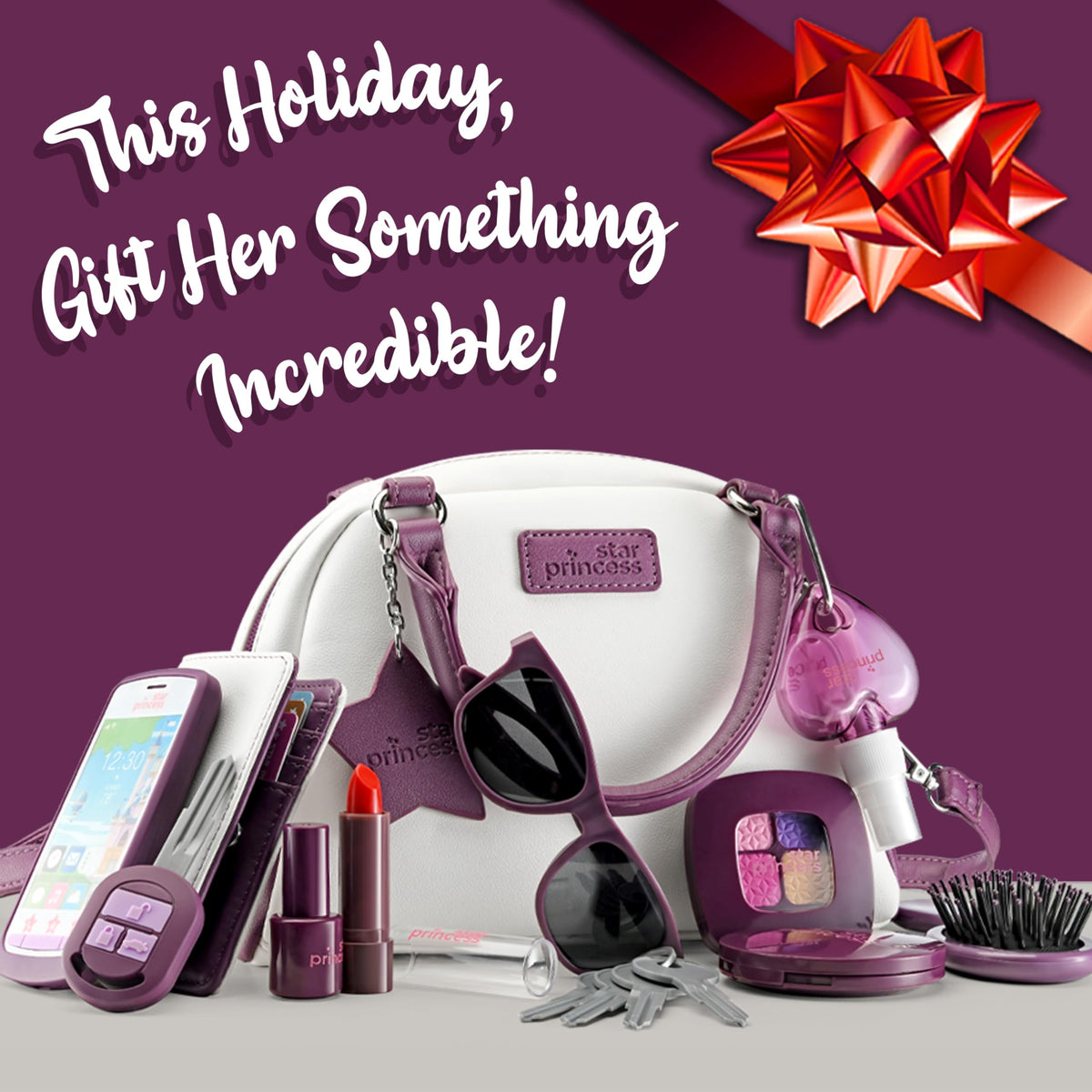 Play Purse for Little Girls - Star Princess Official Imagery - 4