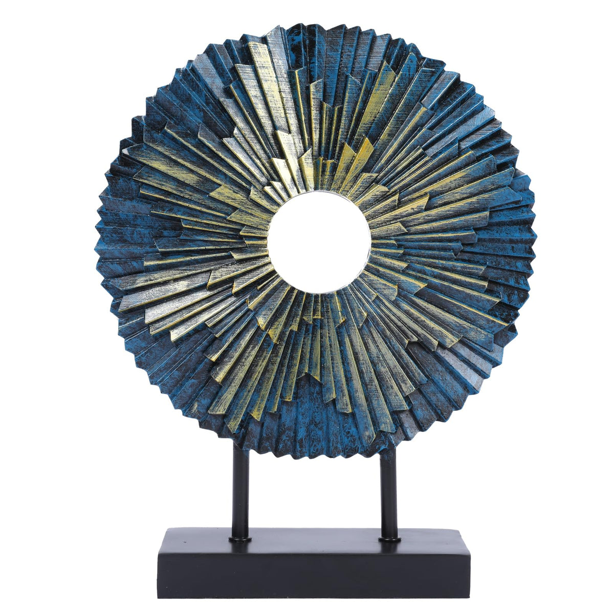 HODESumPure Gold Luxury Round Decorative Sculpture Statue - HODESunPure Official Imagery - 1