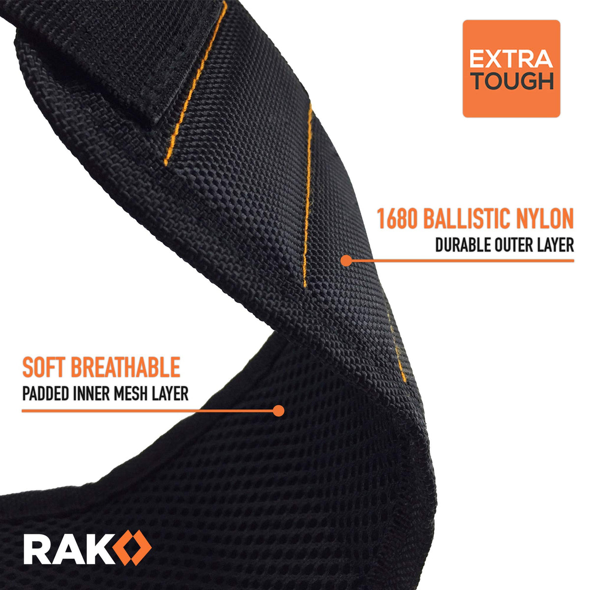 RAK Magnetic Wristband for Tools 10 Powerful Magnets Holds – alternate angle