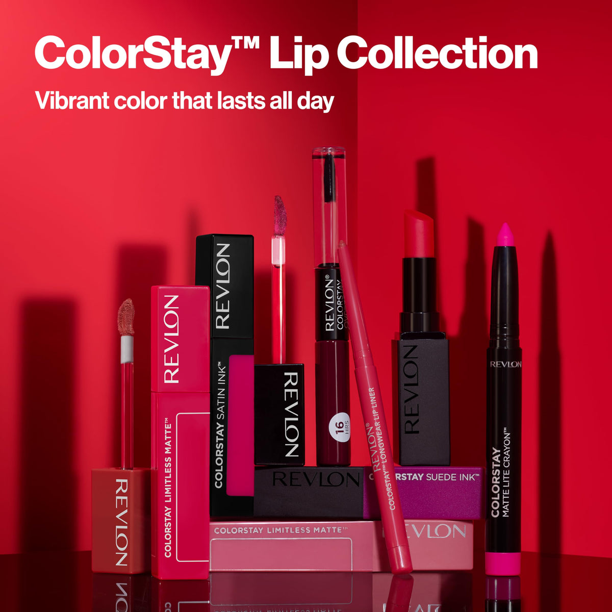 Revlon ColorStay Overtime Lipcolor 370 Everlasting Rum 0 07 – back view and specifications