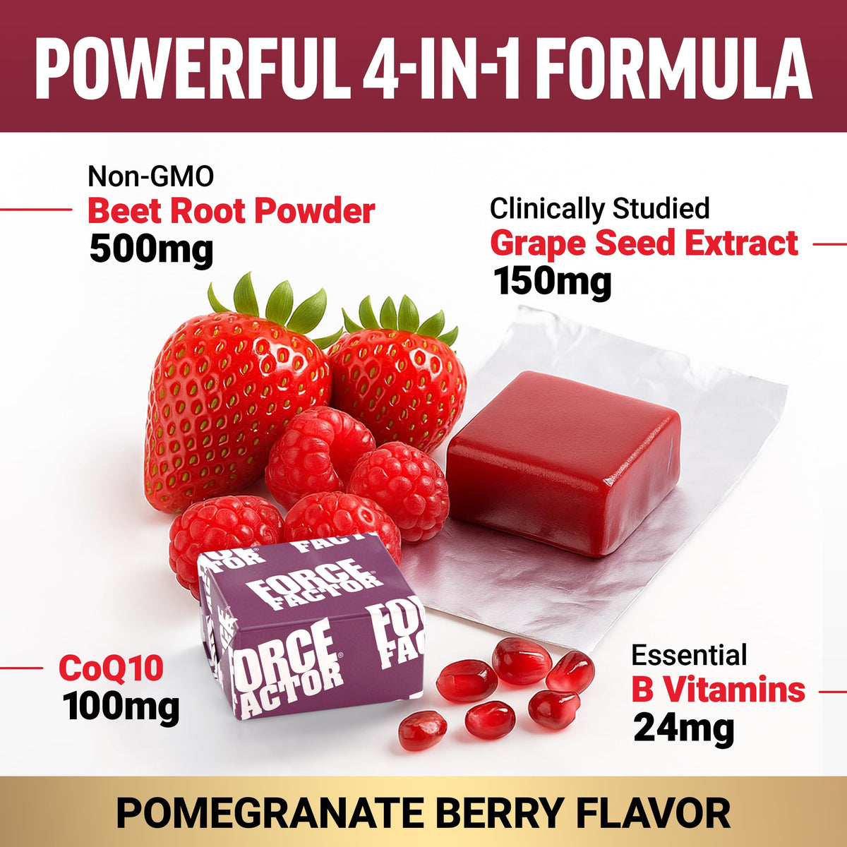 Force Factor Total Beets Ultimate Heart Health for Blood - Force Factor Official Imagery - 5