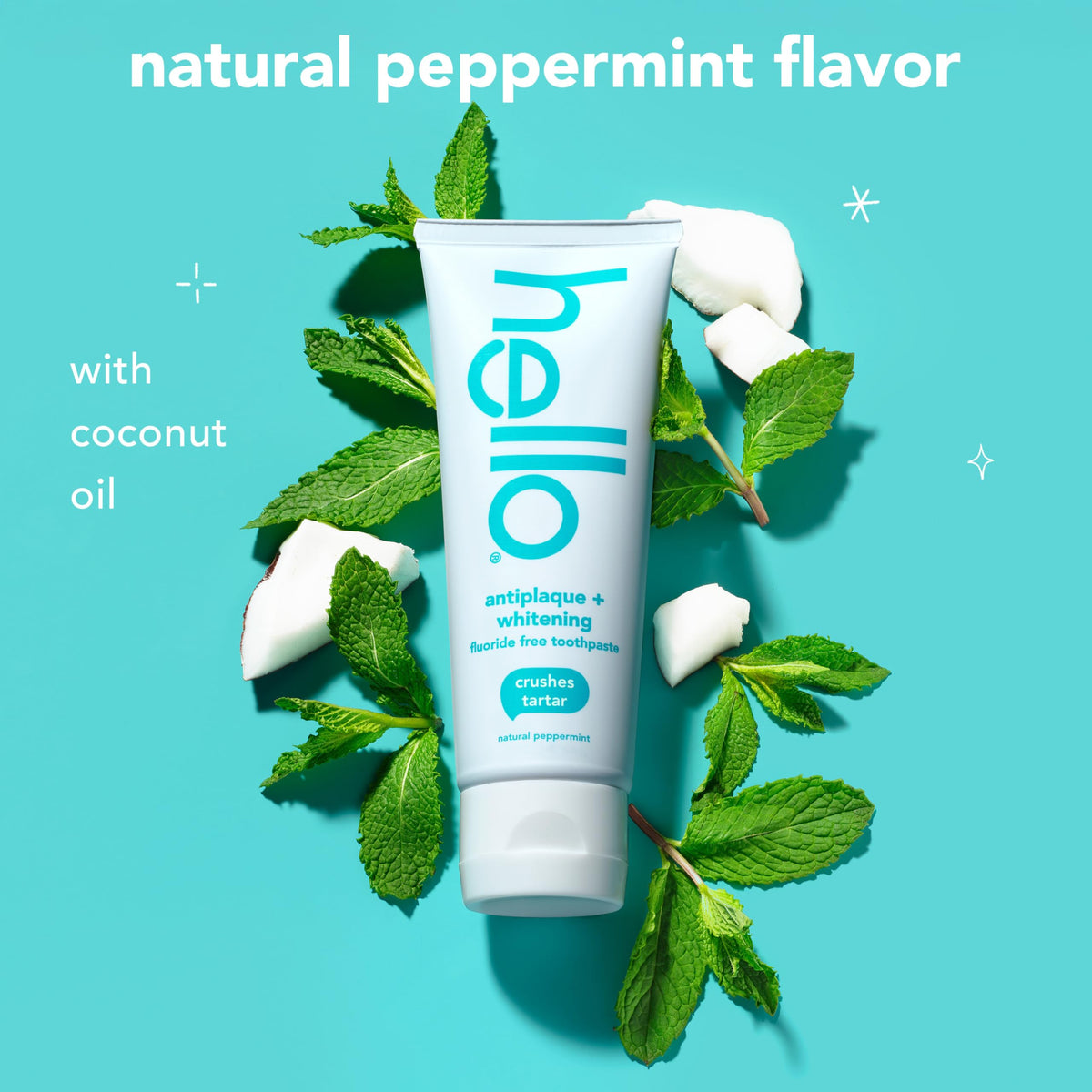 Hello Antiplaque and Whitening Fluoride Free Toothpaste 3 – packaging and label
