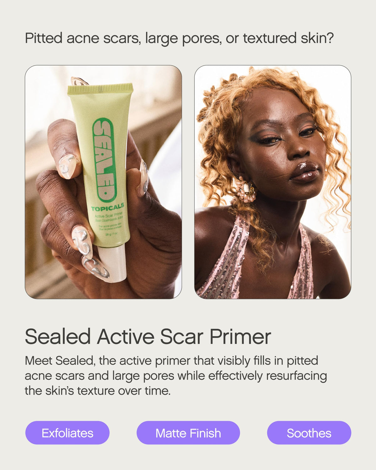 Topicals Post Acne Kit Mini Faded Serum Sealed Active Primer - Topicals Official Imagery - 6