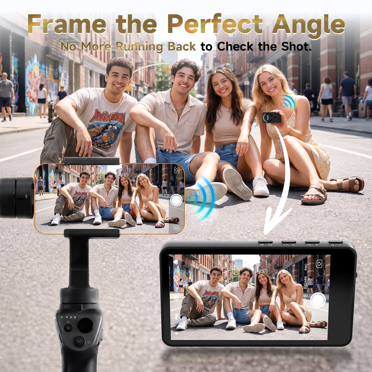 Rollei M4 Selfie Monitor Screen for iPhone 7 18 Vlog Screen - Rollei Official Imagery - 3
