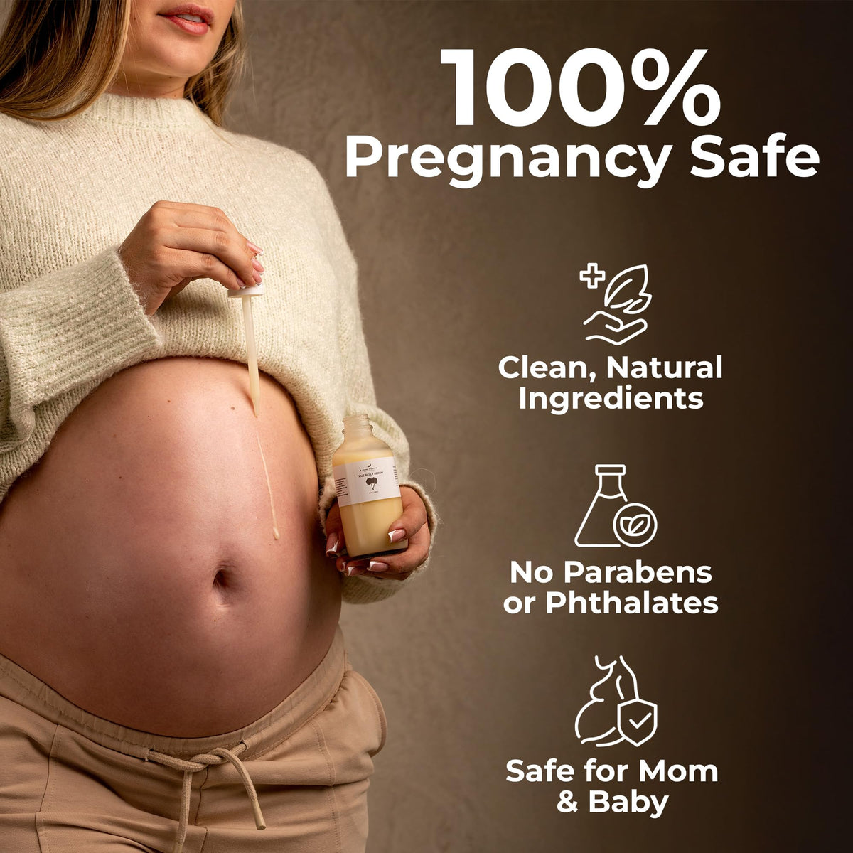 8 Sheep True Belly Serum Pregnancy Safe Skin Care Belly Oil - 8 SHEEP ORGANICS Official Imagery - 7