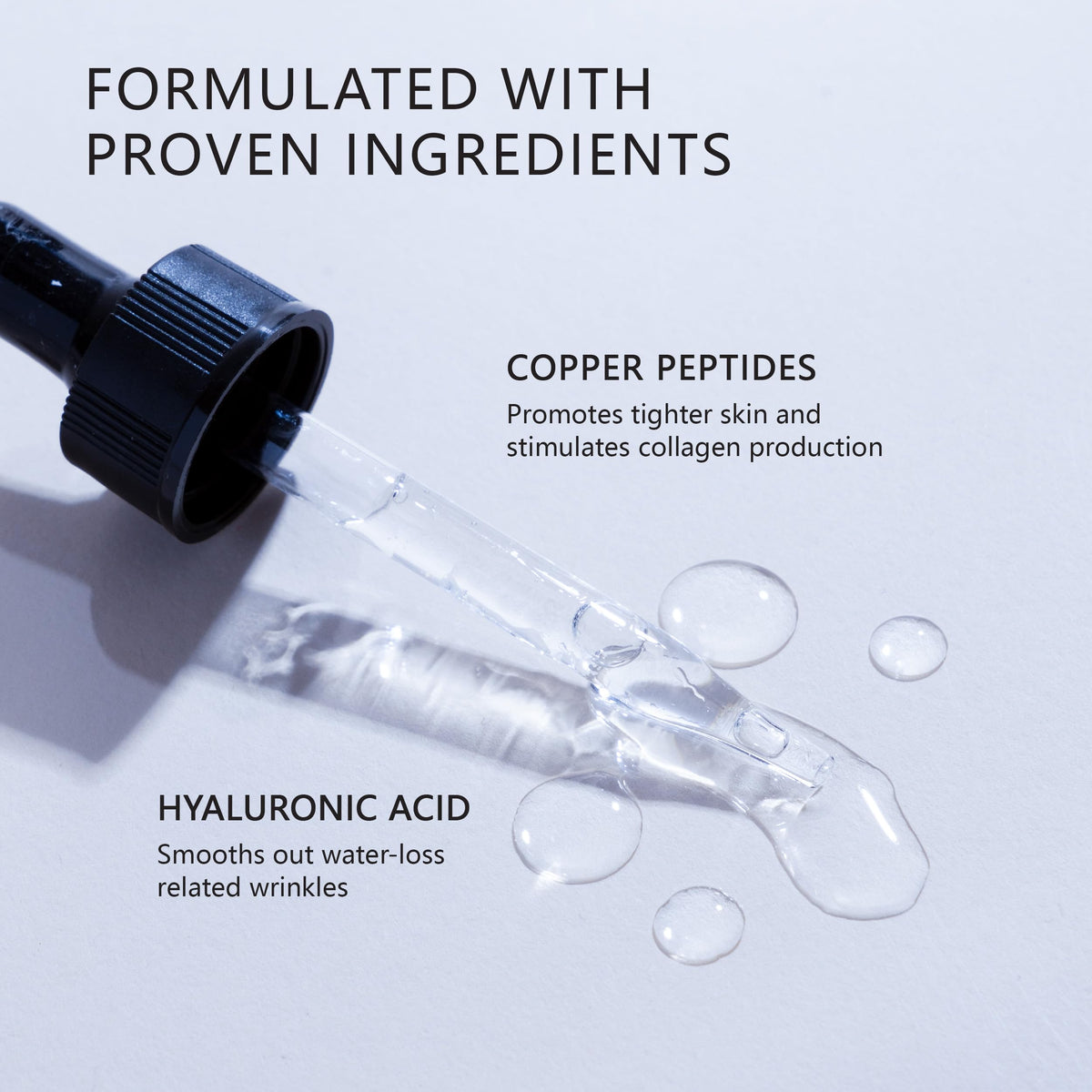 Asterwood Copper Peptides Serum 2 oz Hyaluronic Acid Eye - Asterwood Official Imagery - 7