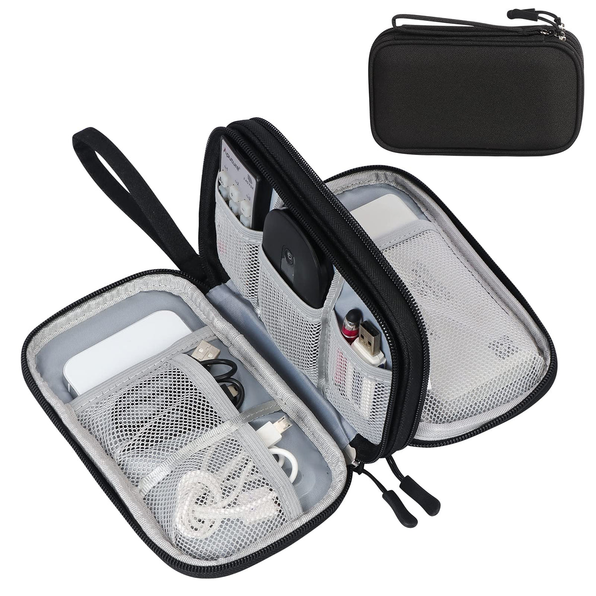 FYY Electronic Organizer Travel Tech Pouch Bag Cable – product photo (Cable Organizer Bags & Cases)