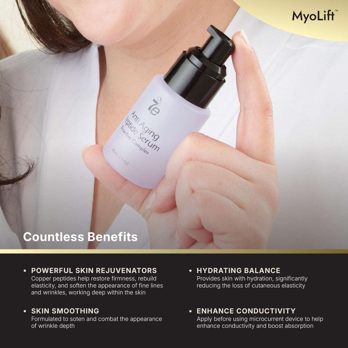 7E Wellness Peptide Serum with Copper Peptides and - myolift Official Imagery - 6