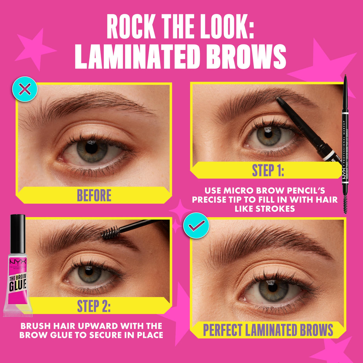 NYX PROFESSIONAL MAKEUP – Eyebrow Color on display
