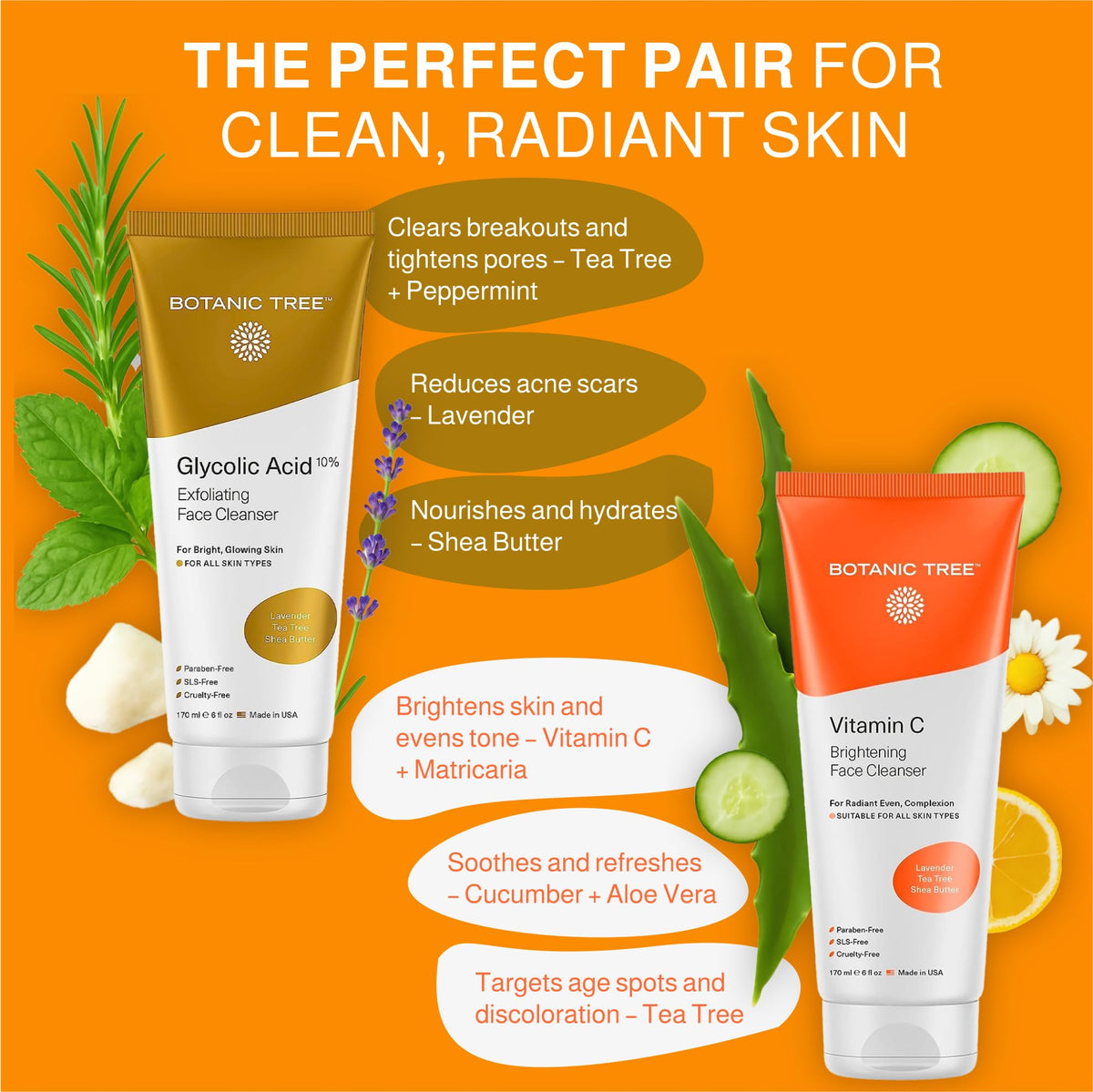 Botanic Tree Double Face Wash Kit - Botanic Tree Official Imagery - 7