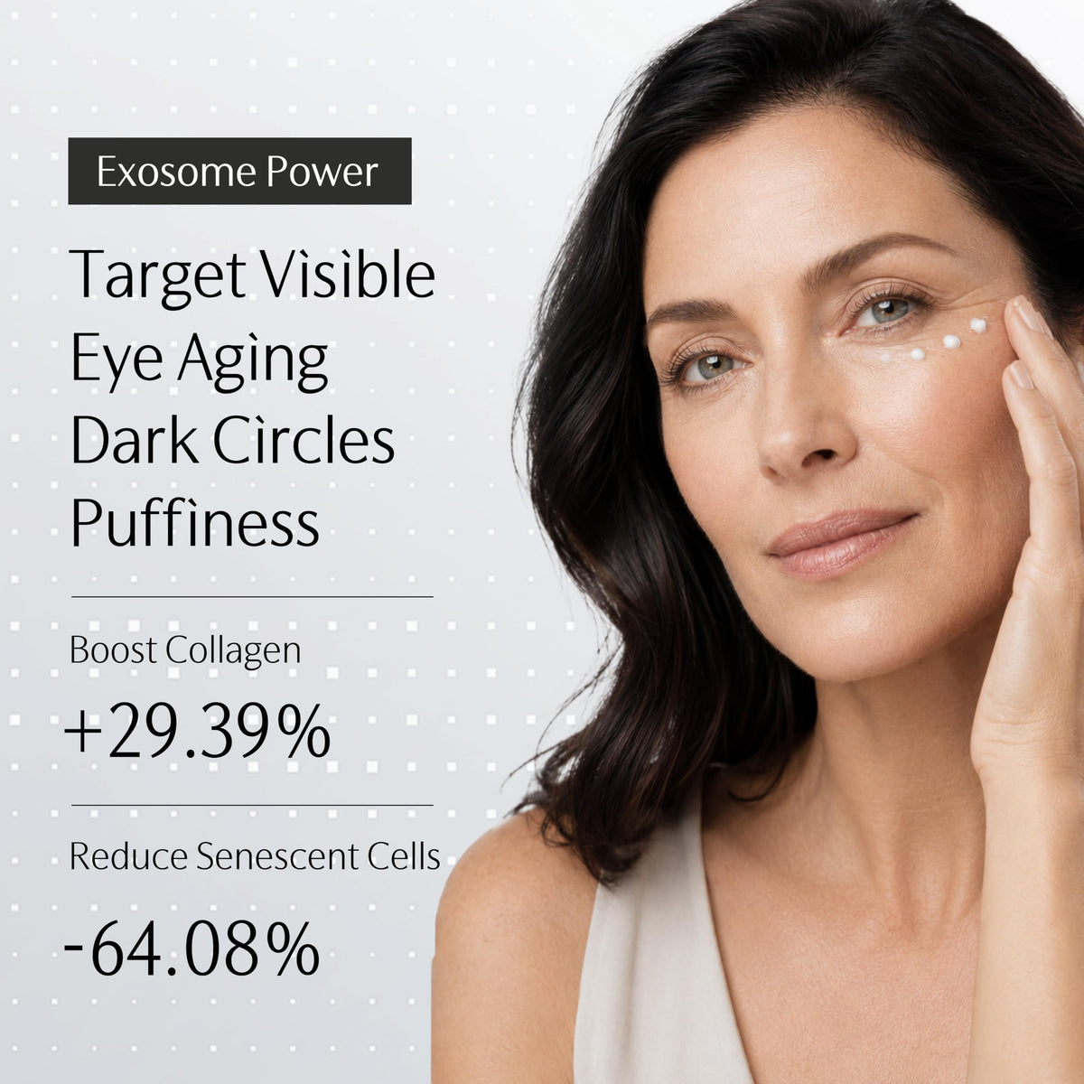 PDRN EMS Eye Cream Dark Circle Vibrating Exosome Anti Aging - GUYU Official Imagery - 6