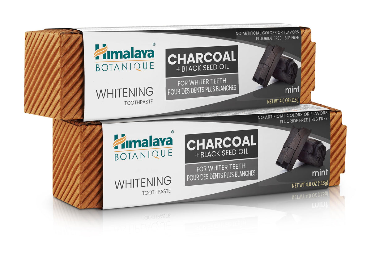 Himalaya Botanique Whitening Antiplaque Charcoal Toothpaste – product photo (Toothpaste)