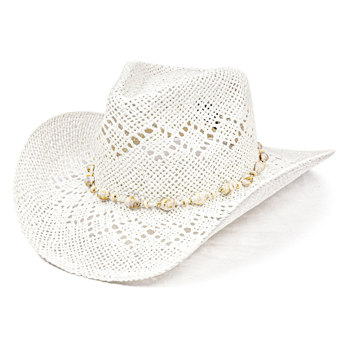 FLUFFY SENSE Straw Cowboy Hat for Women and Men with - FLUFFY SENSE. Official Imagery - 1